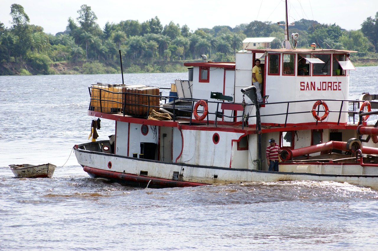 ship river rio paraguay free photo