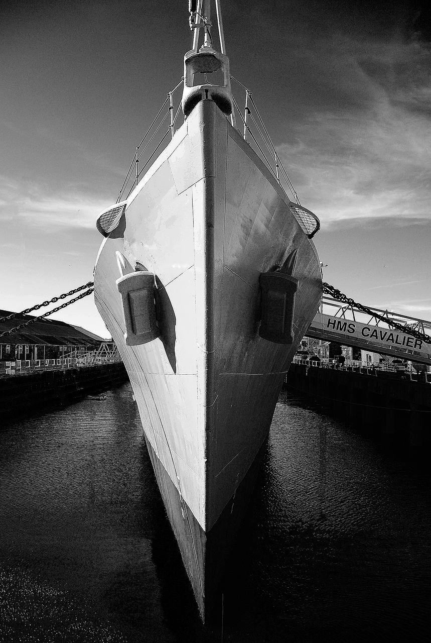 ship hms cavalier marine free photo