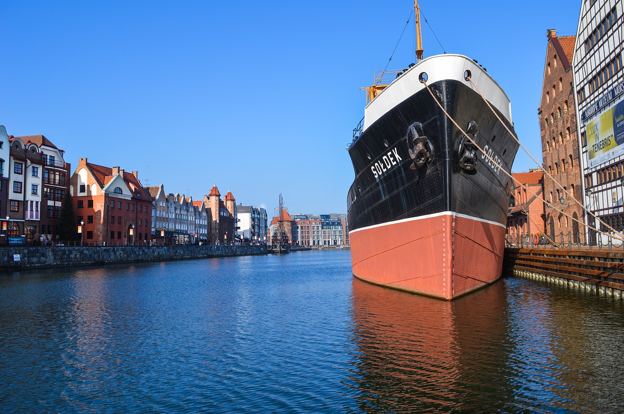 ship poland gdansk free photo