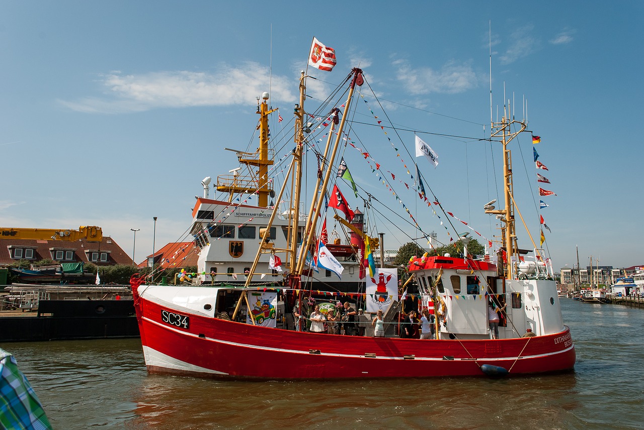 ship büsum port free photo