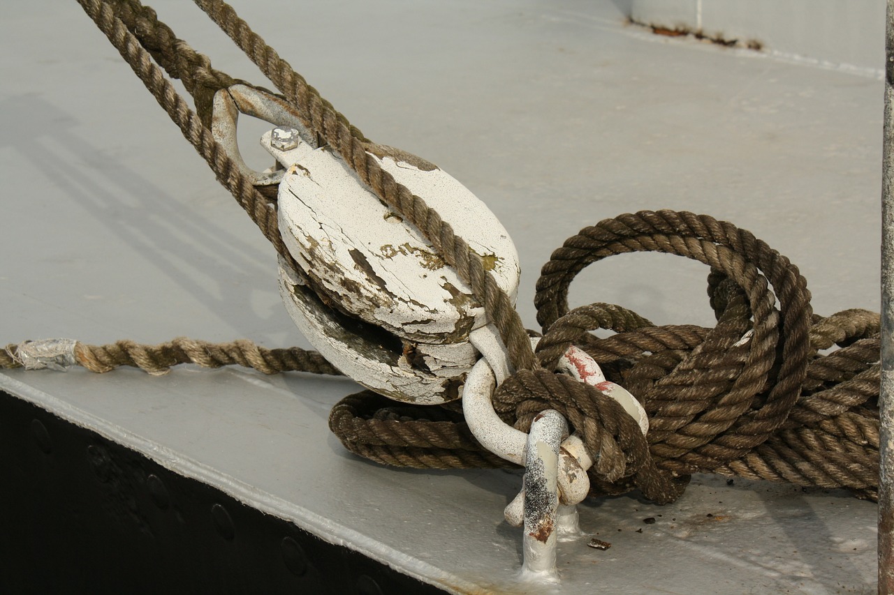 ship cordage rope free photo