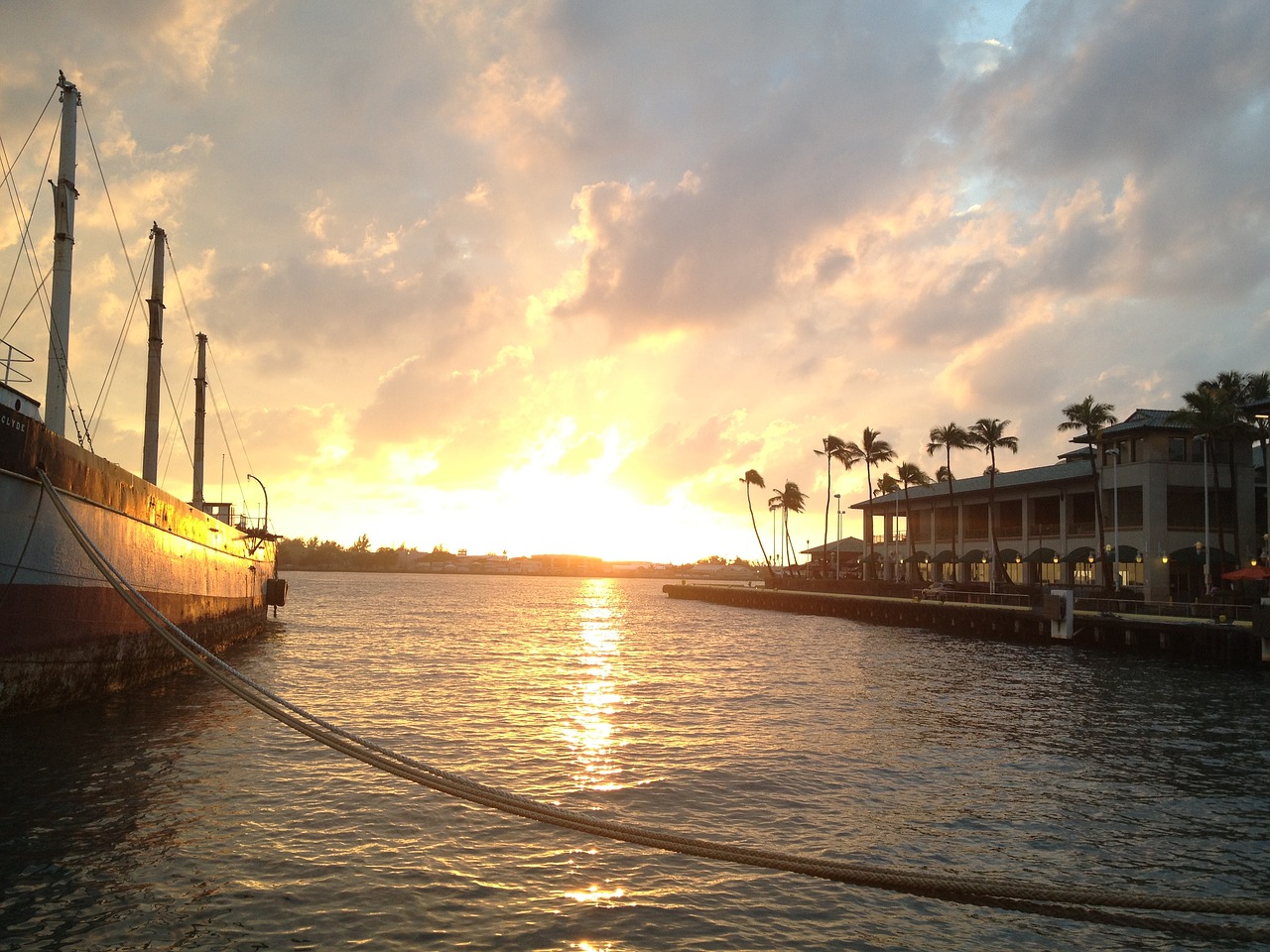 ship ocean hawaii free photo