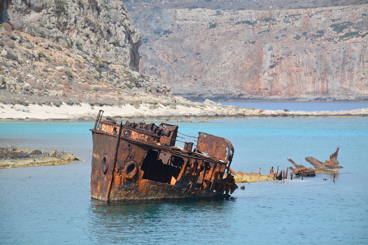 ship beach cove free photo