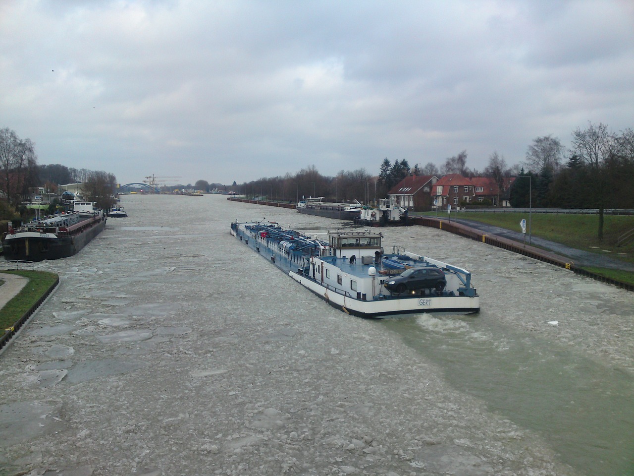 ship channel ice free photo