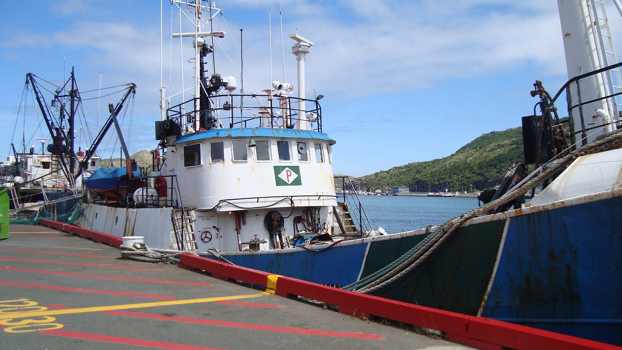 ship docked harbour free photo