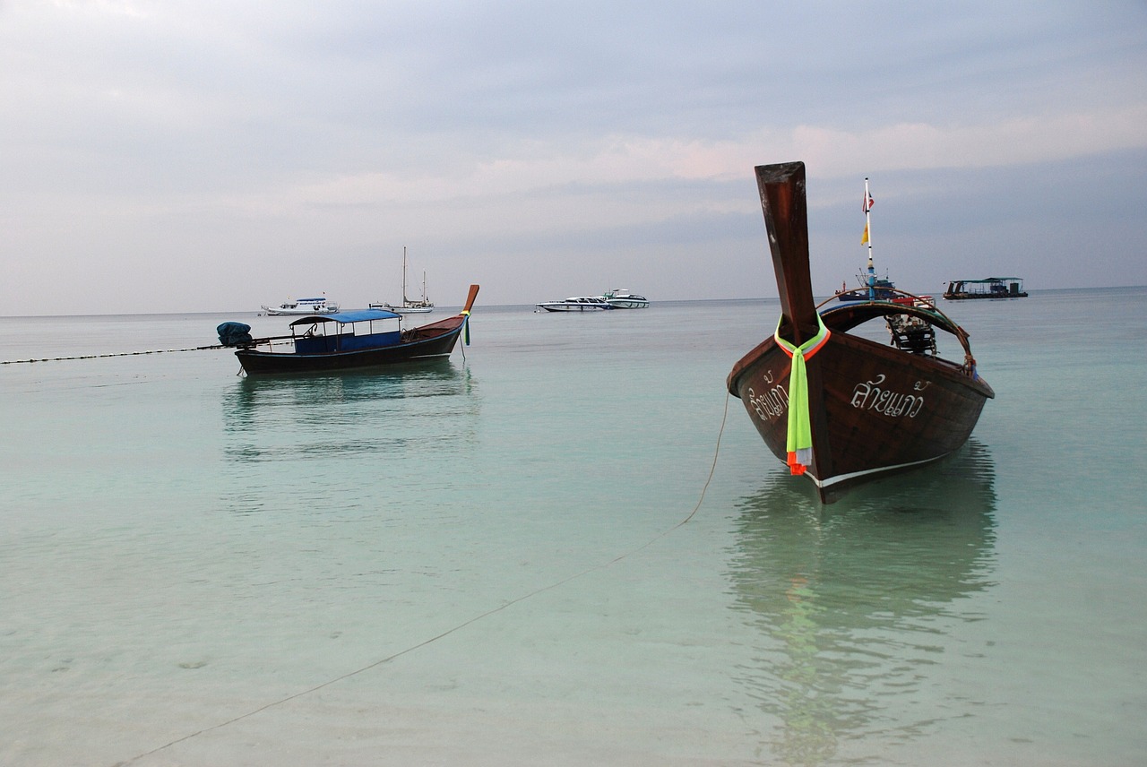 ship long-tail boat thailand free photo