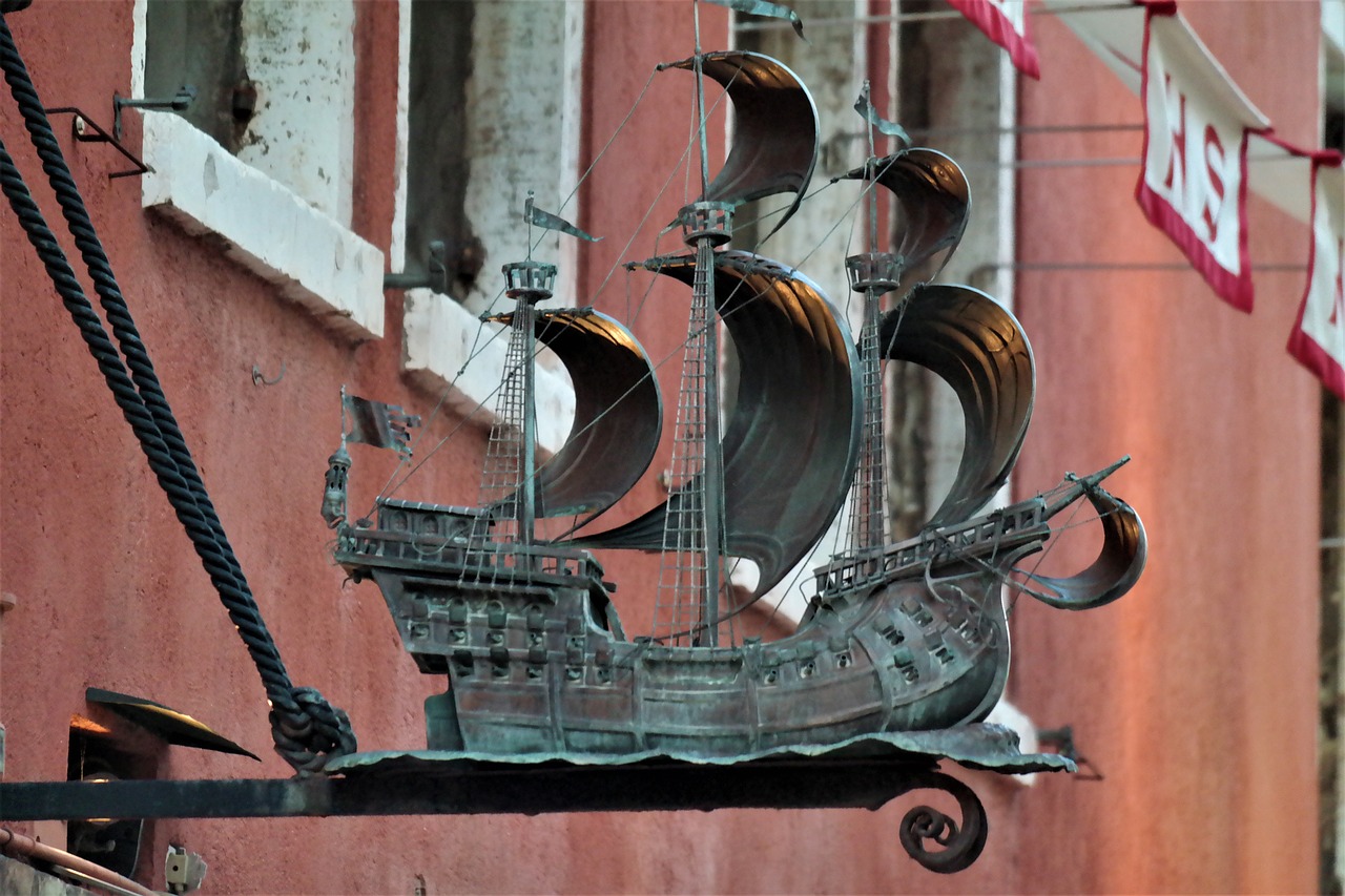 ship sailing vessel bronze free photo