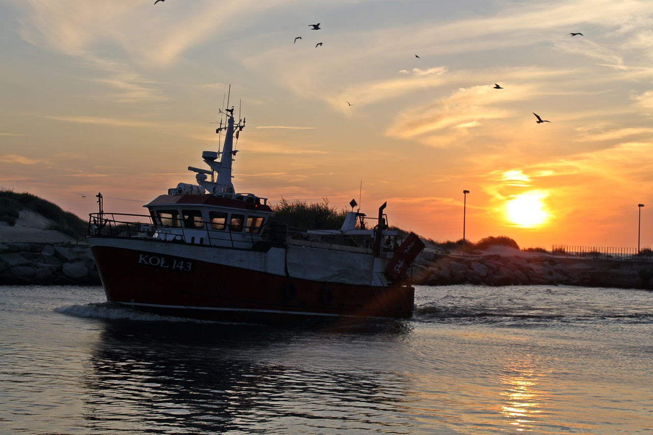 ship boat polish sea free photo