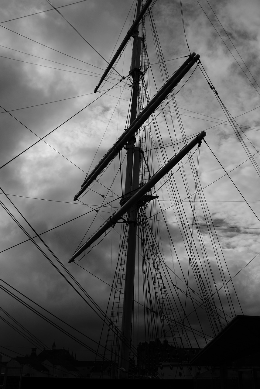 ship reflection mast free photo