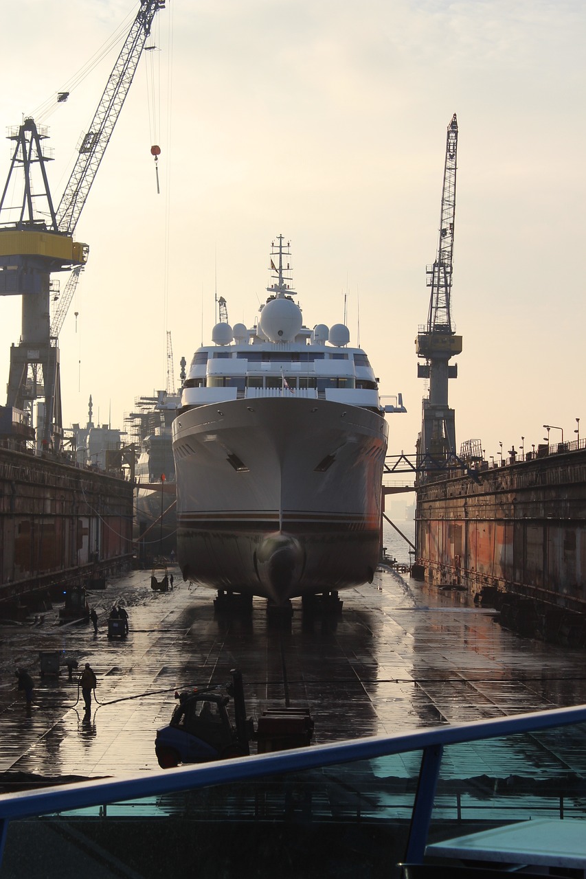 ship shipyard hamburg free photo