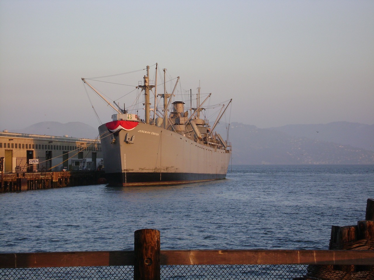 ship ocean dock free photo