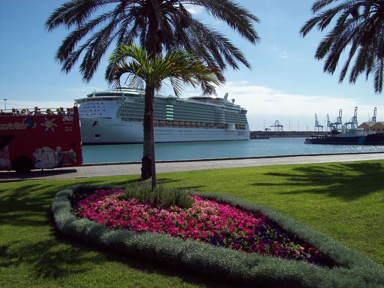 cruise canary islands ship free photo