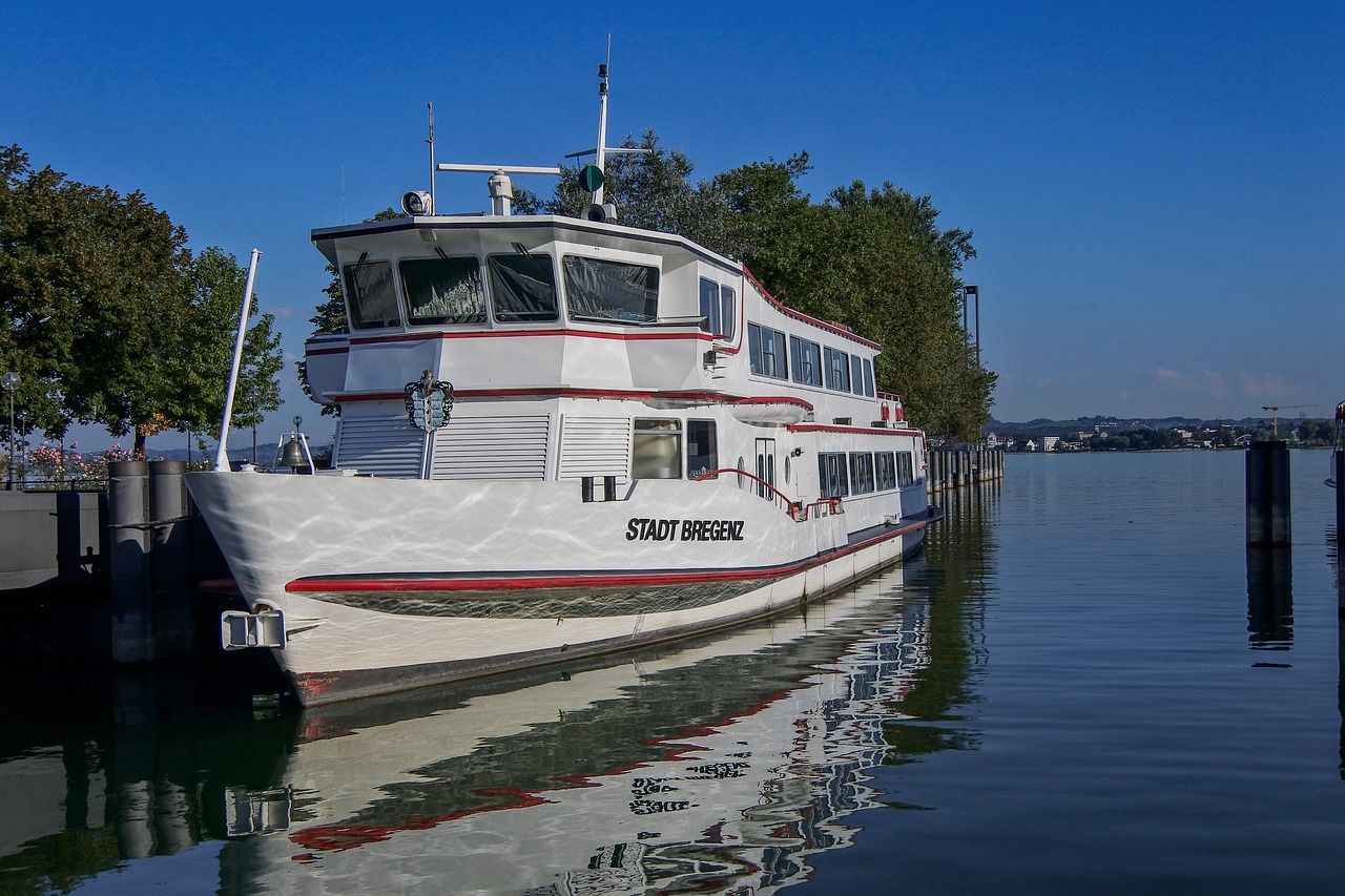 ship  bregenz  lake constance free photo