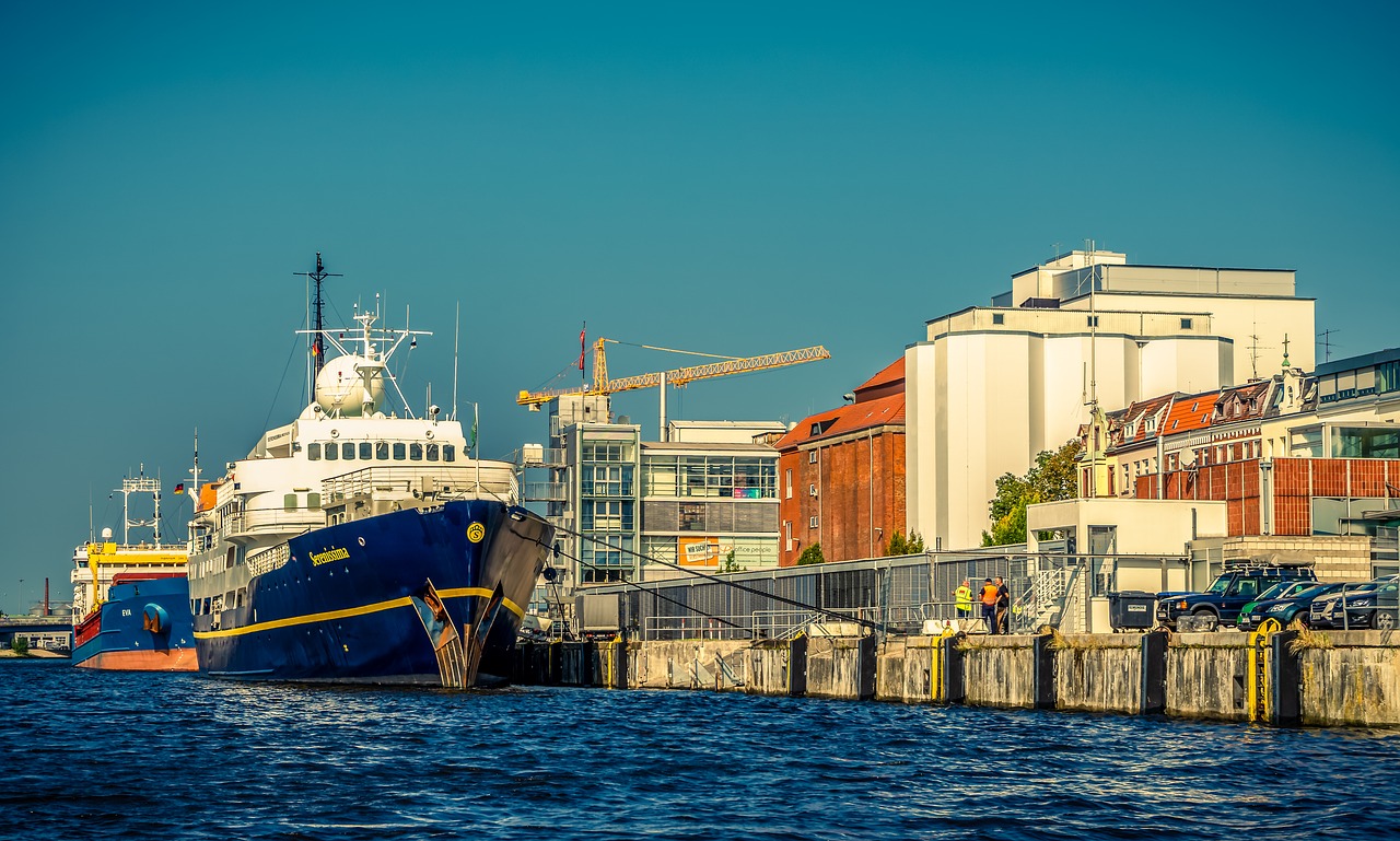 ship  pier  port free photo