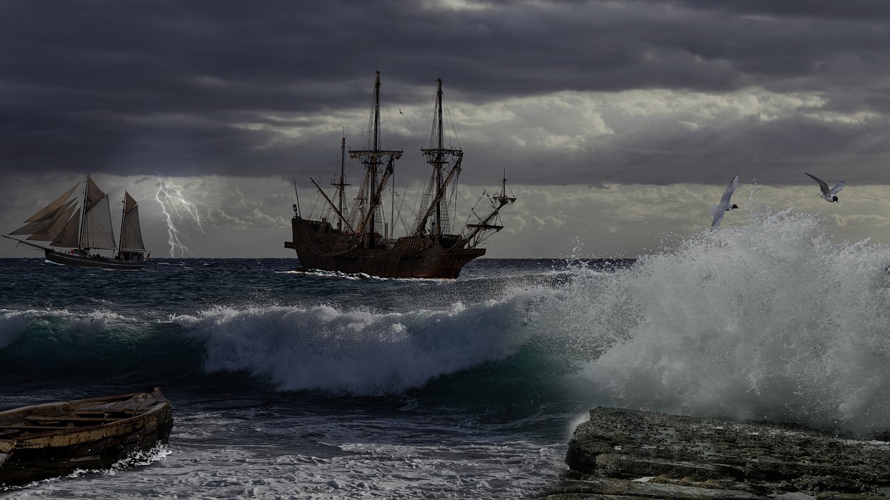 ship  sea  ocean free photo