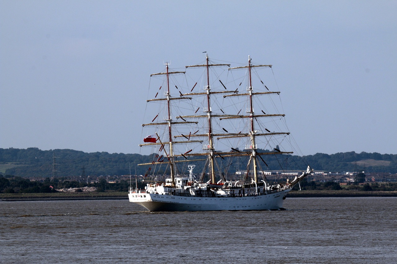ship sails masts free photo