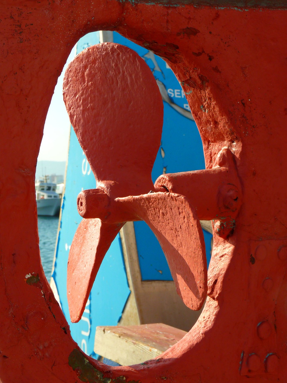 ship screw propeller free photo