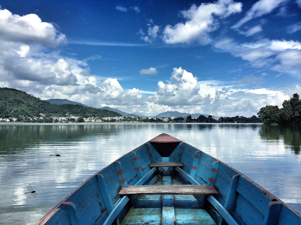 ship lake bow free photo