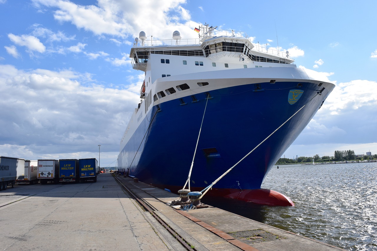 ship ferry port free photo