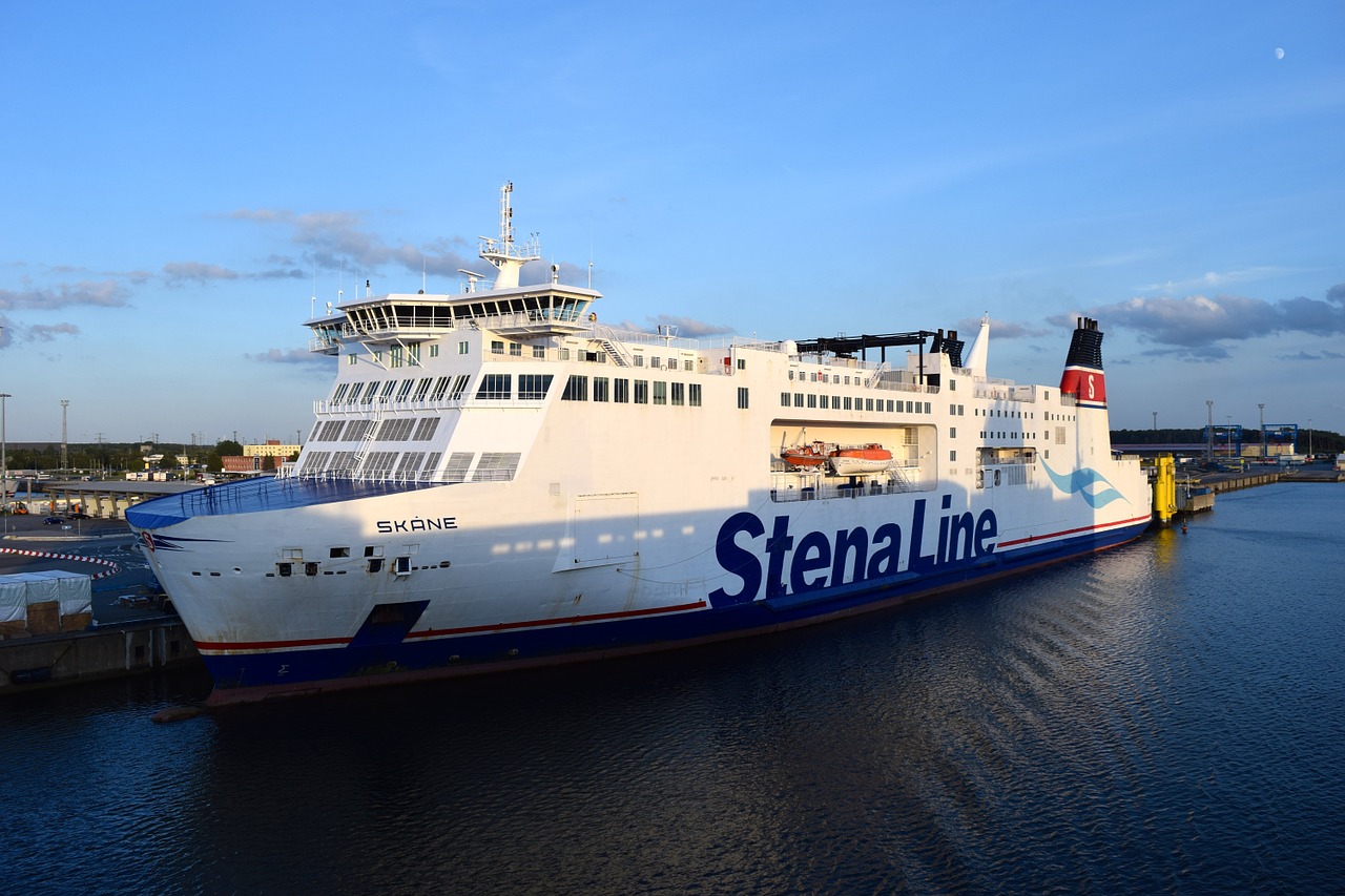 ship ferry baltic sea free photo