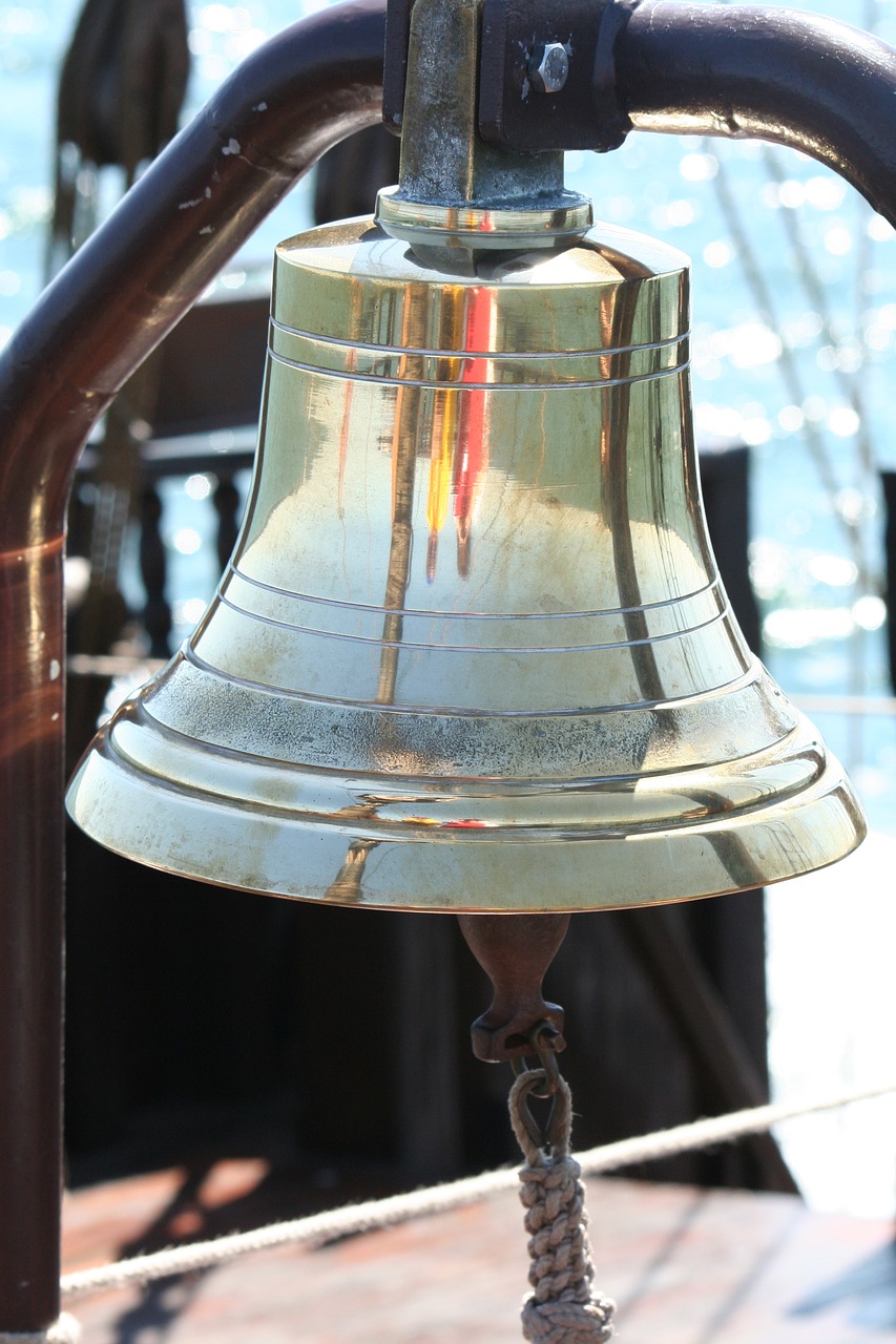 ship bell bell maritime free photo