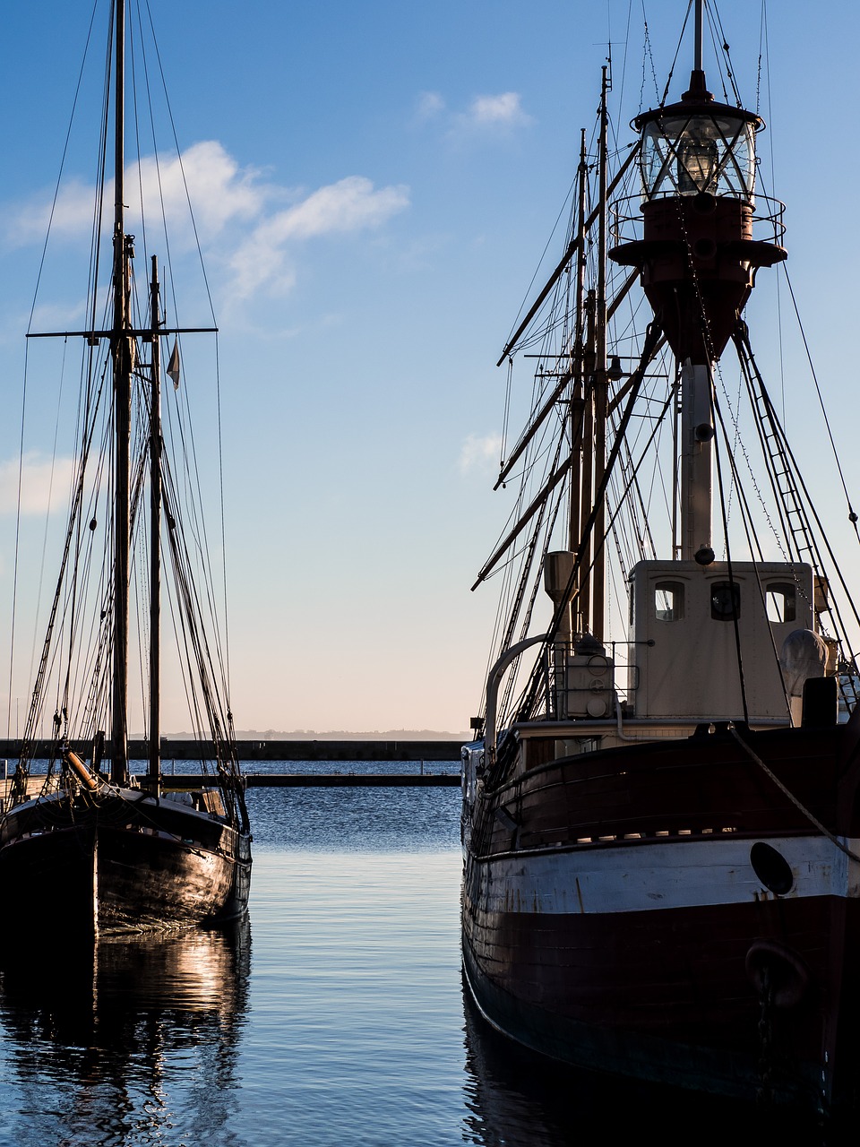 ships  sea  denmark free photo