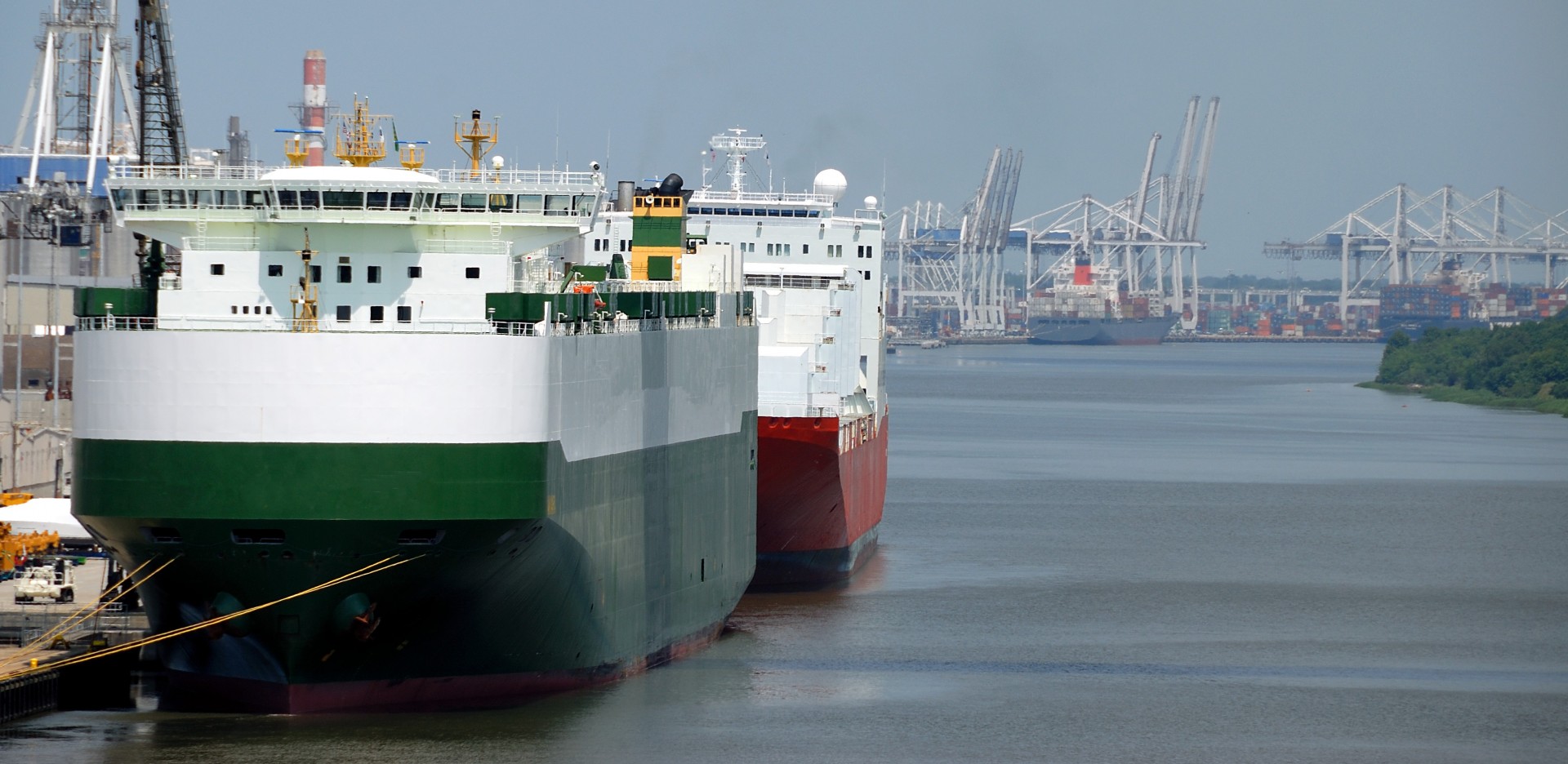 freighter cargo ships docked free photo