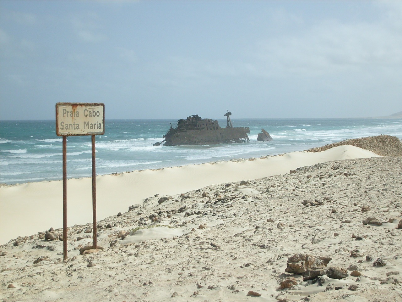shipwreck sea africa free photo