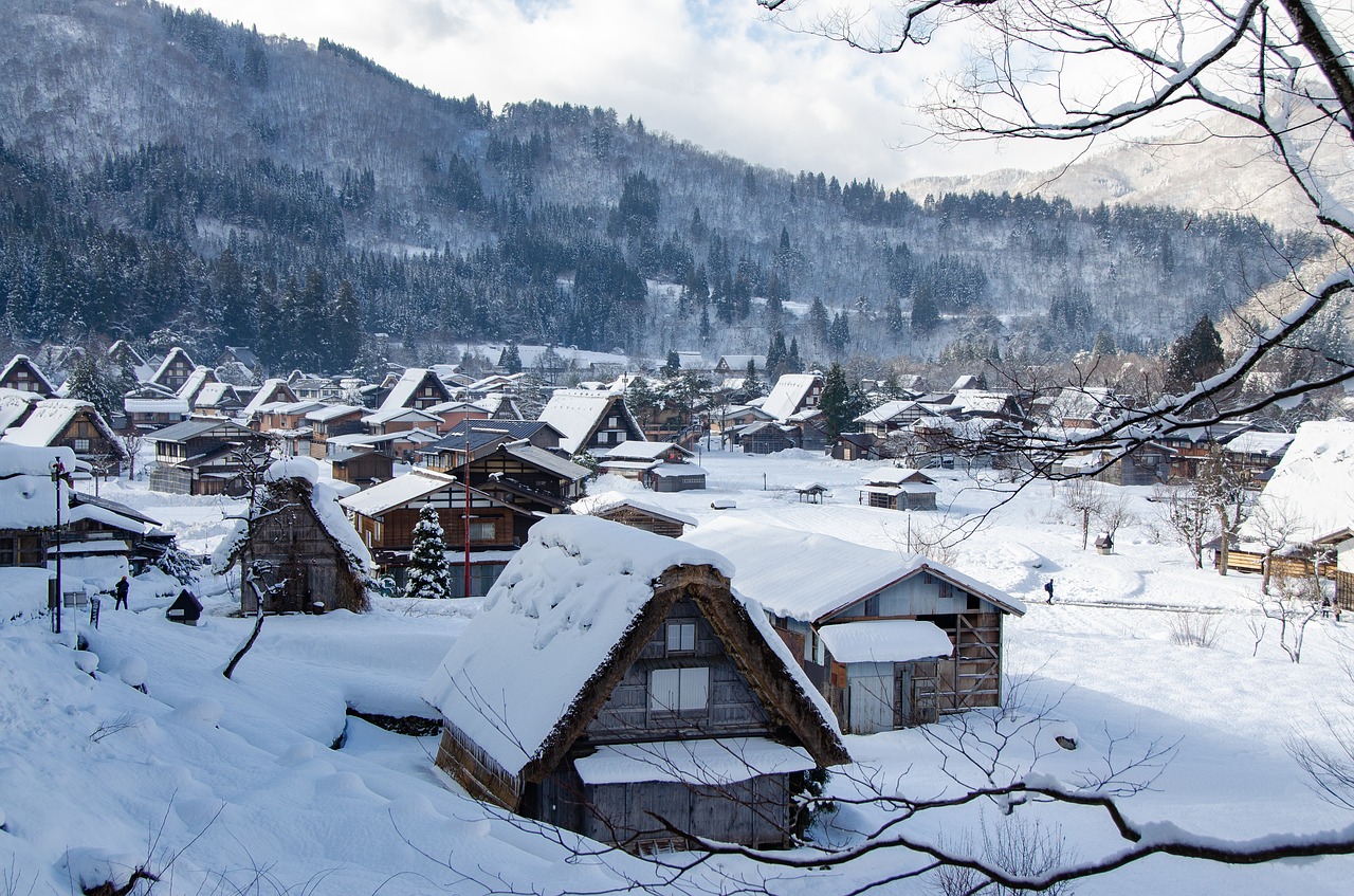 shirakawa-go  traditional  japan free photo