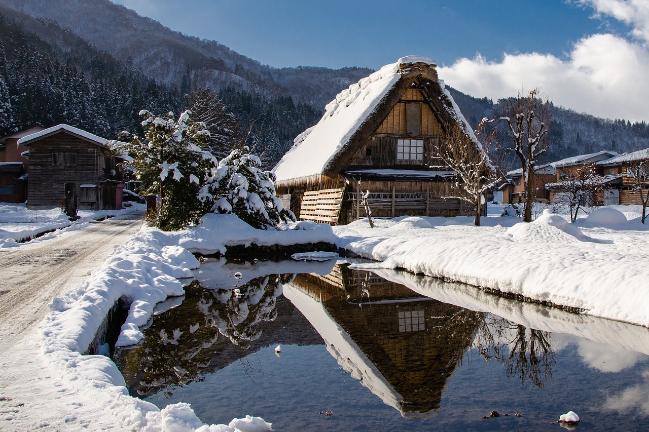 shirakawa-go  traditional  japan free photo