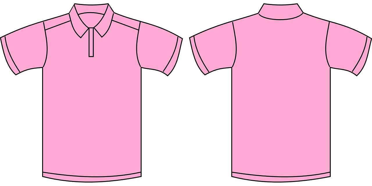 shirt pink template free photo
