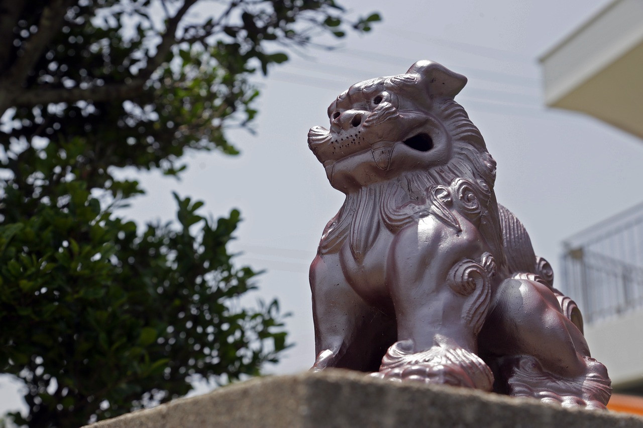 shisa okinawa landscape free photo