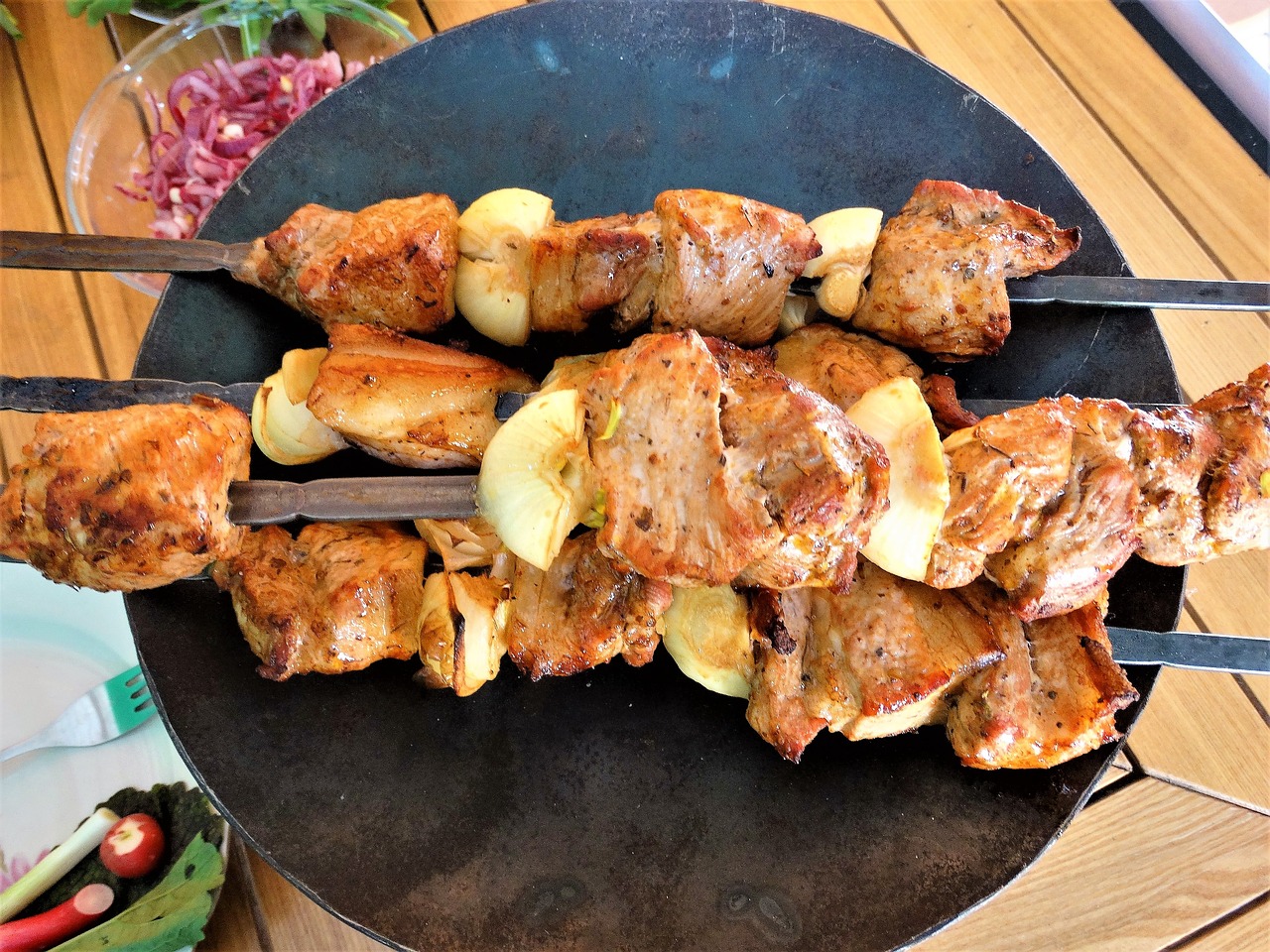 shish kebab meat tandoor free photo