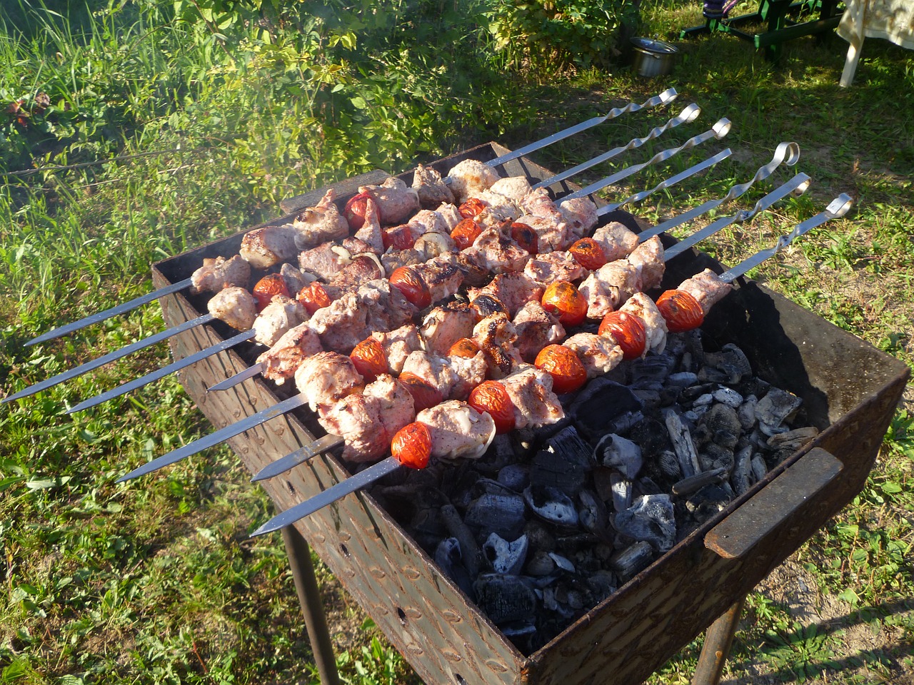 shish kebab meat food free photo