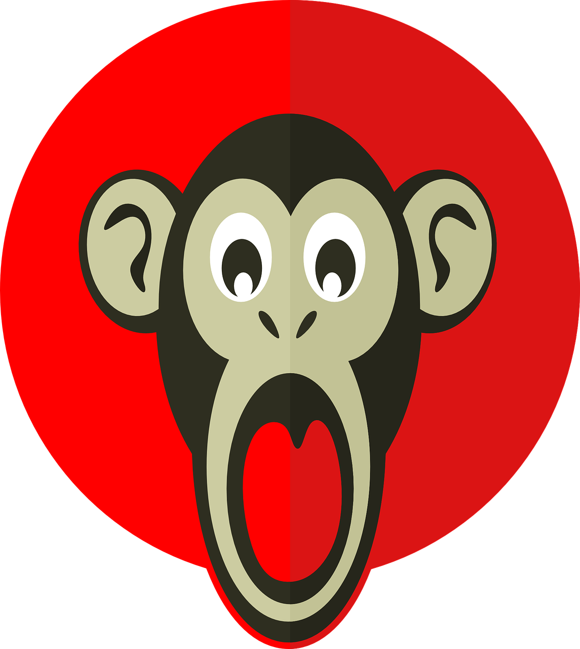 shocking monkey monkey shock free photo