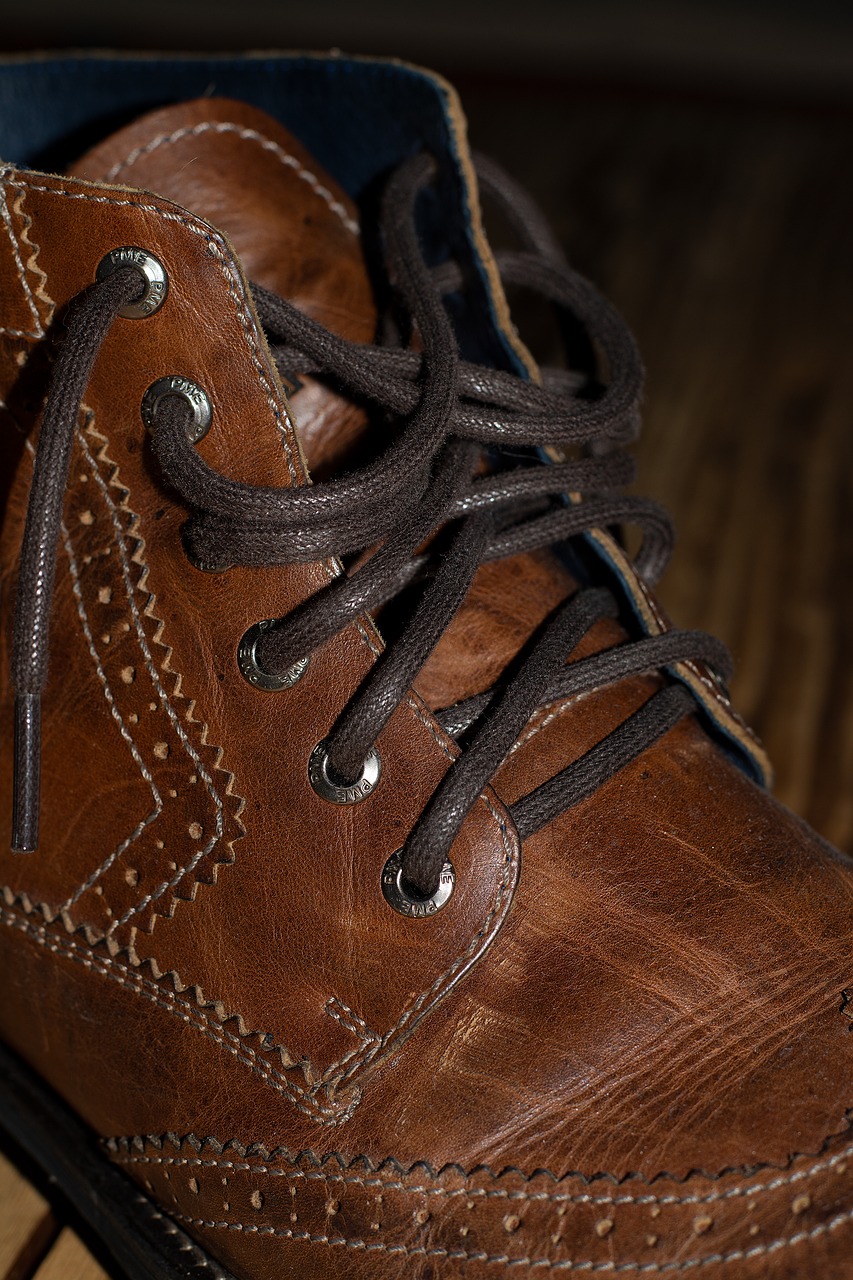 shoe  brown  leather free photo
