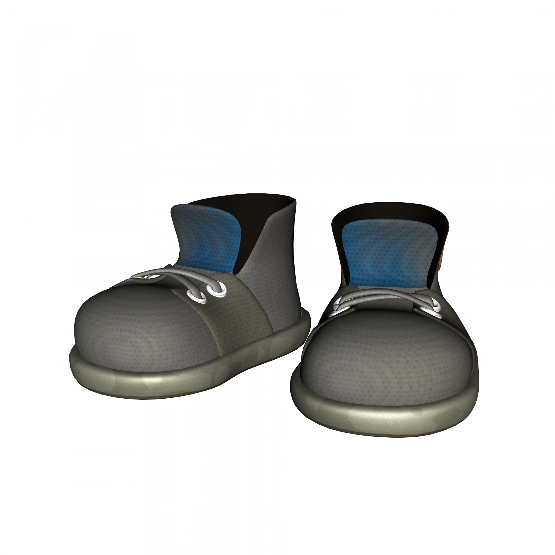 pair grey shoes free photo
