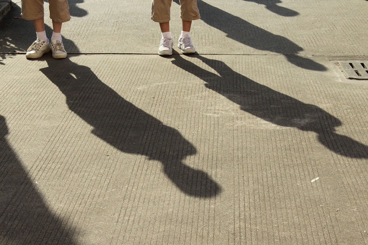 shoes on the playground kids free photo