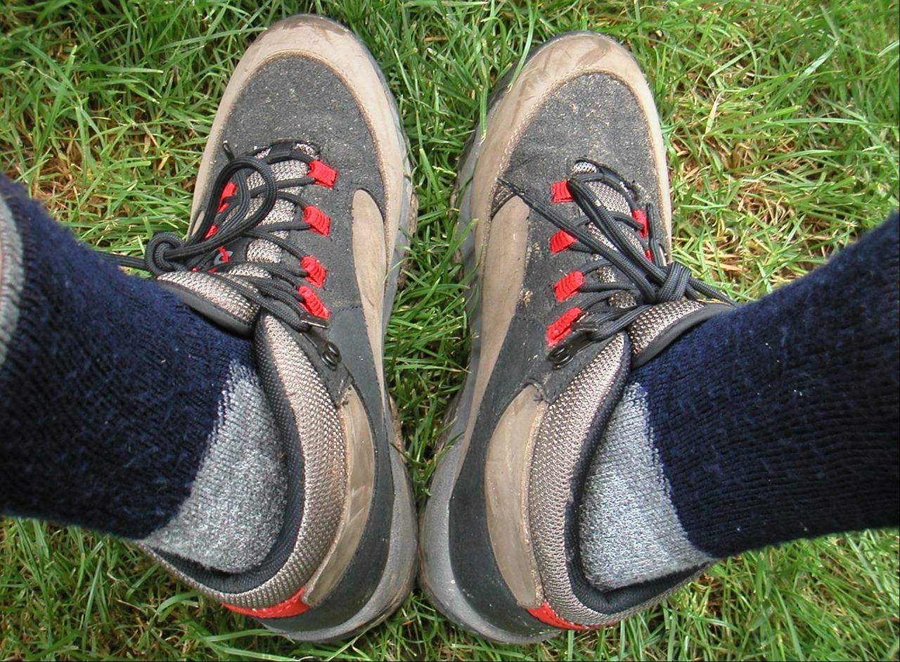 shoes socks hiking socks free photo