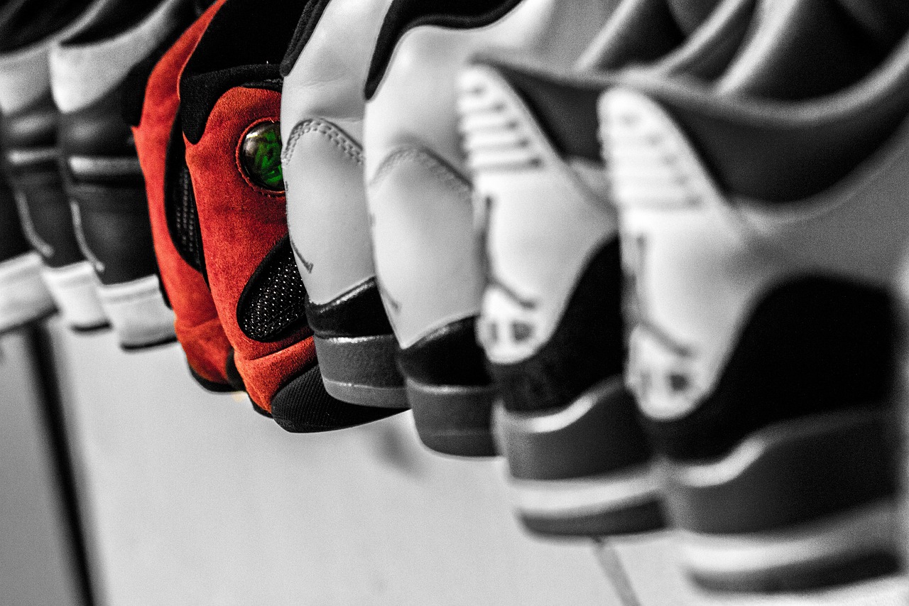 shoes footwear display free photo