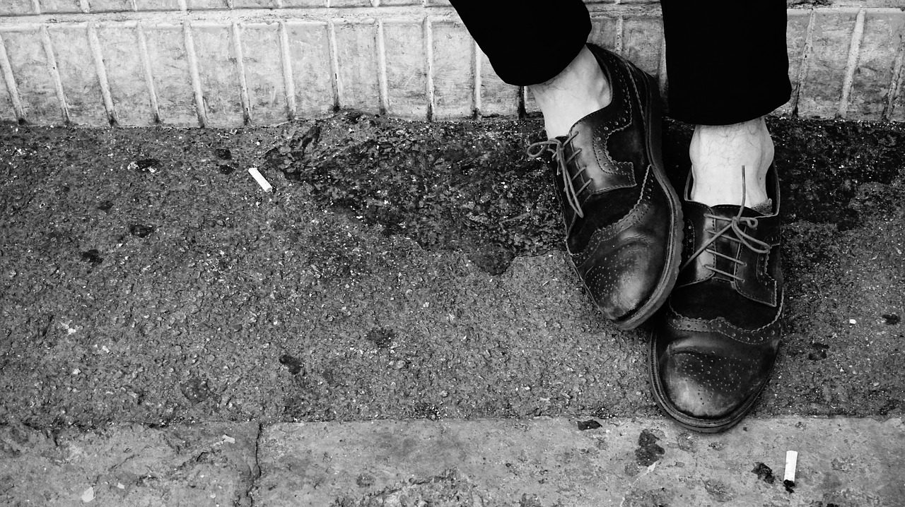 shoes bw retro free photo