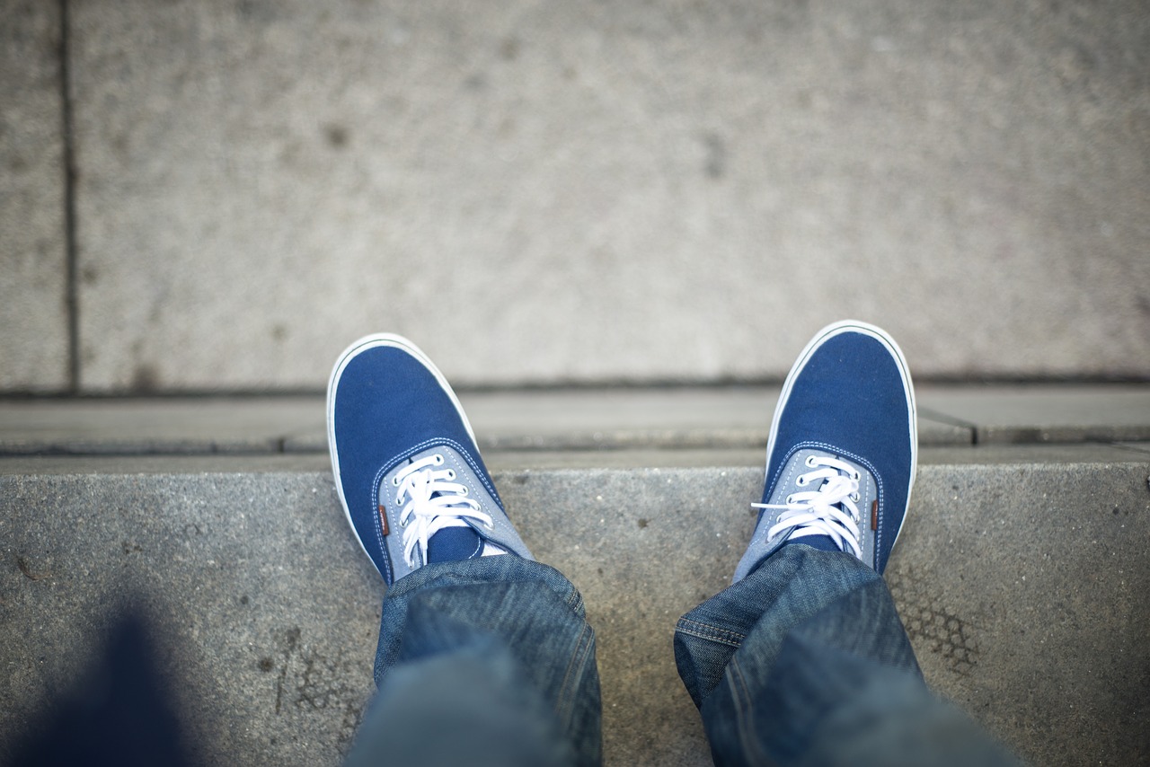 shoes sneakers jeans free photo