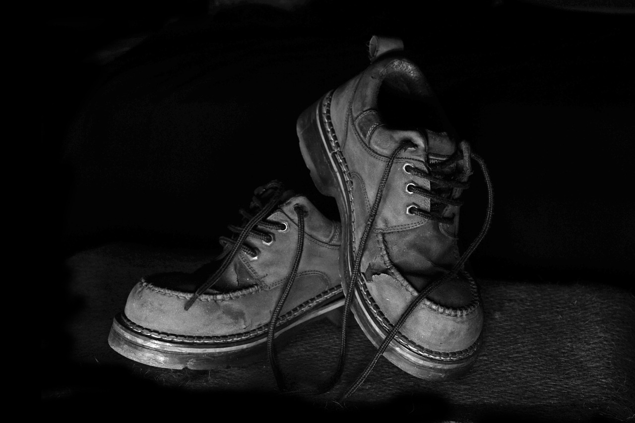 shoes old shoes leather shoes free photo