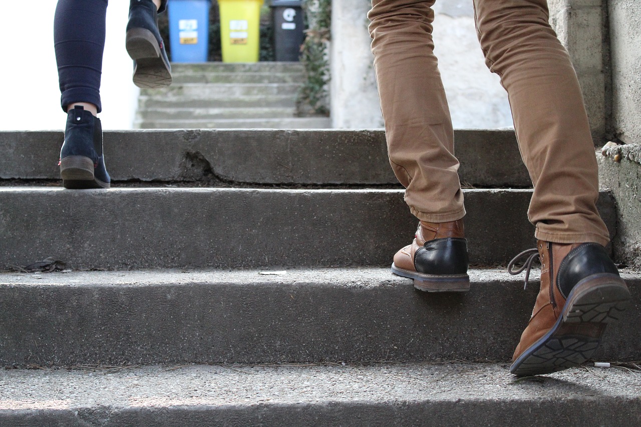 shoes stairs slovakia free photo