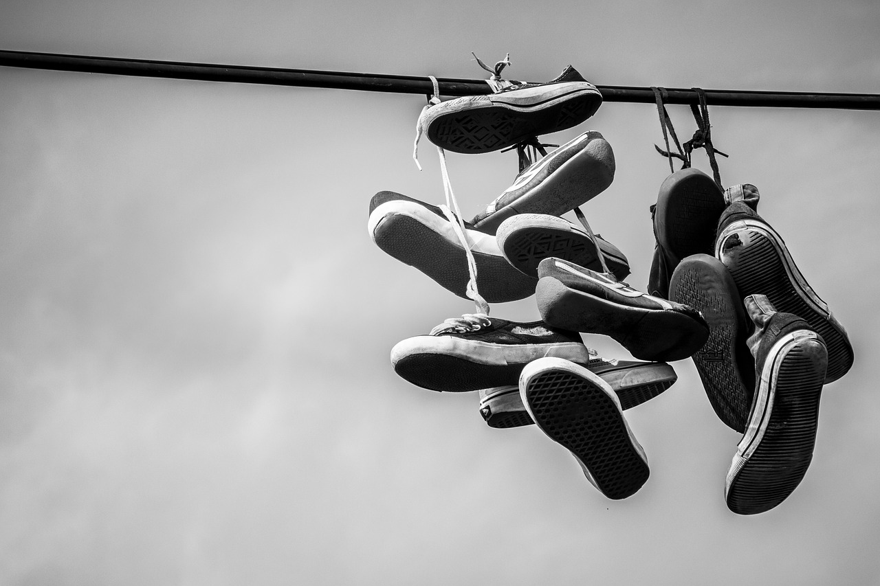 Download free photo of Shoes,leash,sneakers,hang,shoelaces - from ...