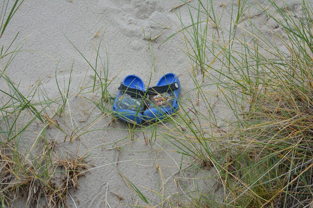 shoes sand coast free photo