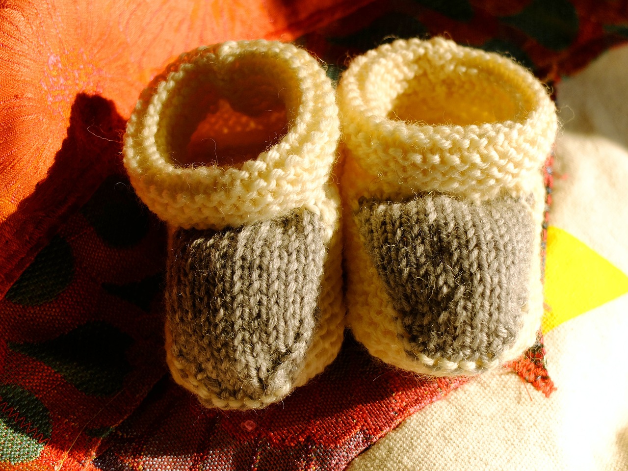 shoes knitt baby free photo