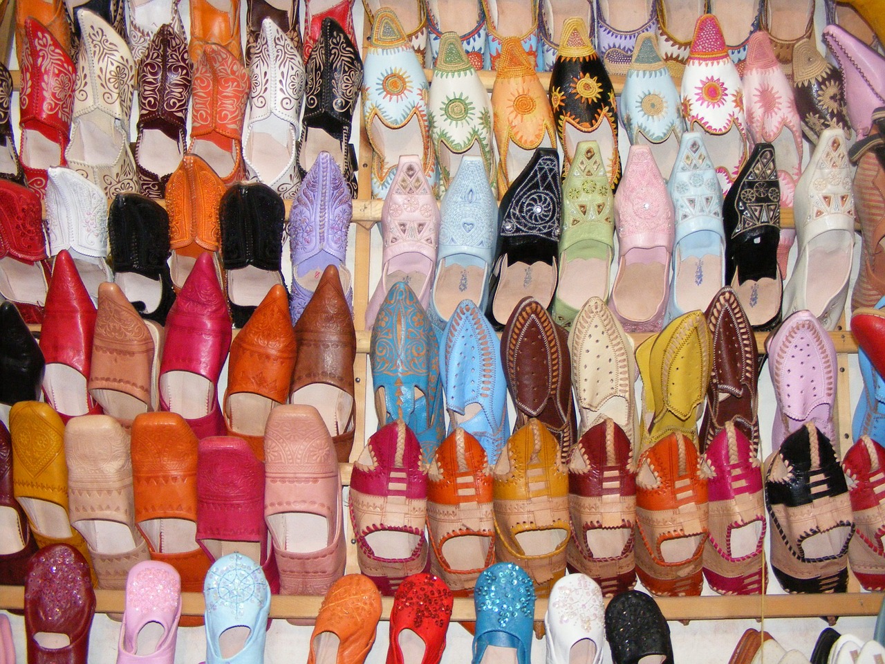 shoes morocco marrakesh free photo
