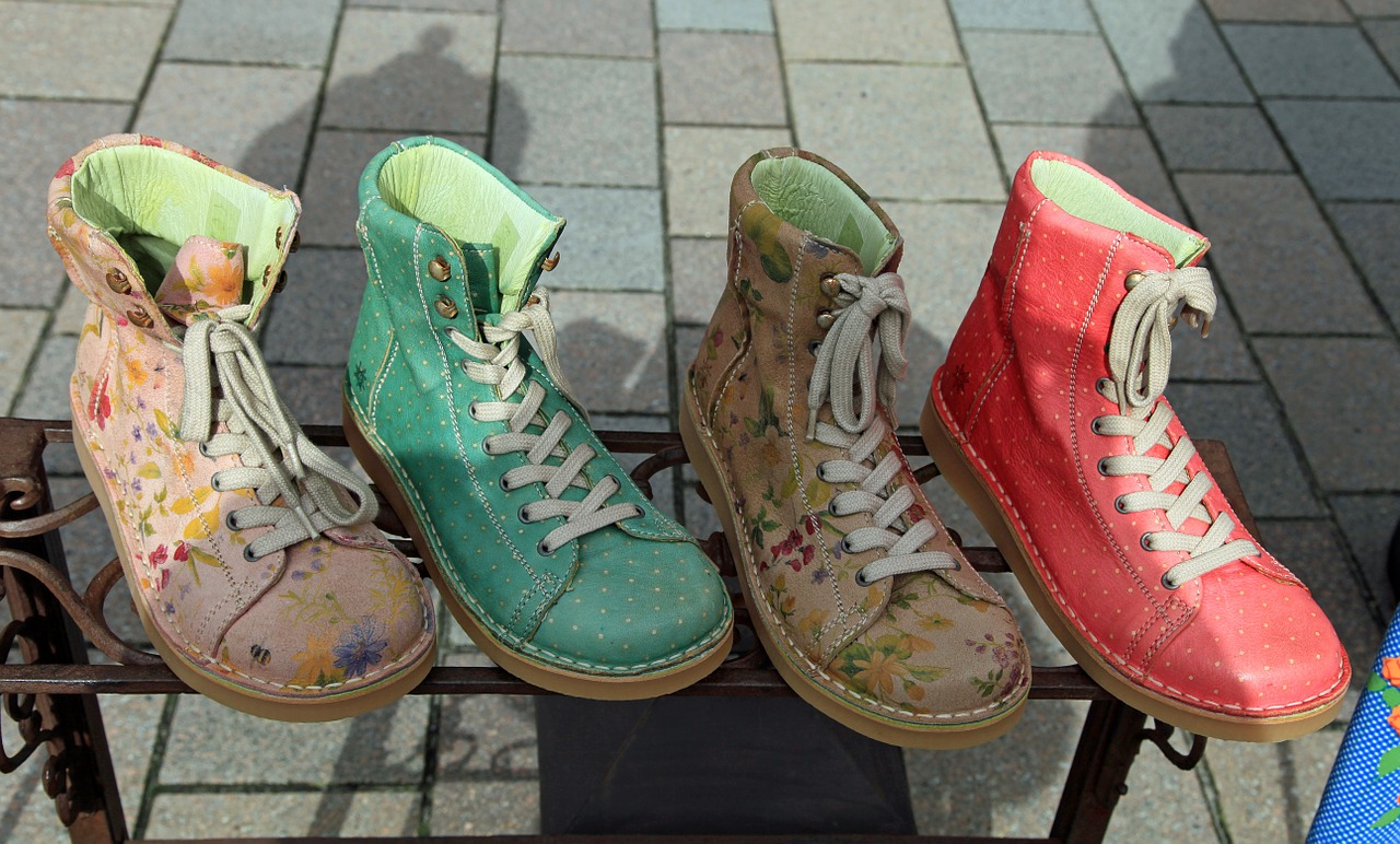 shoes boots colorful free photo