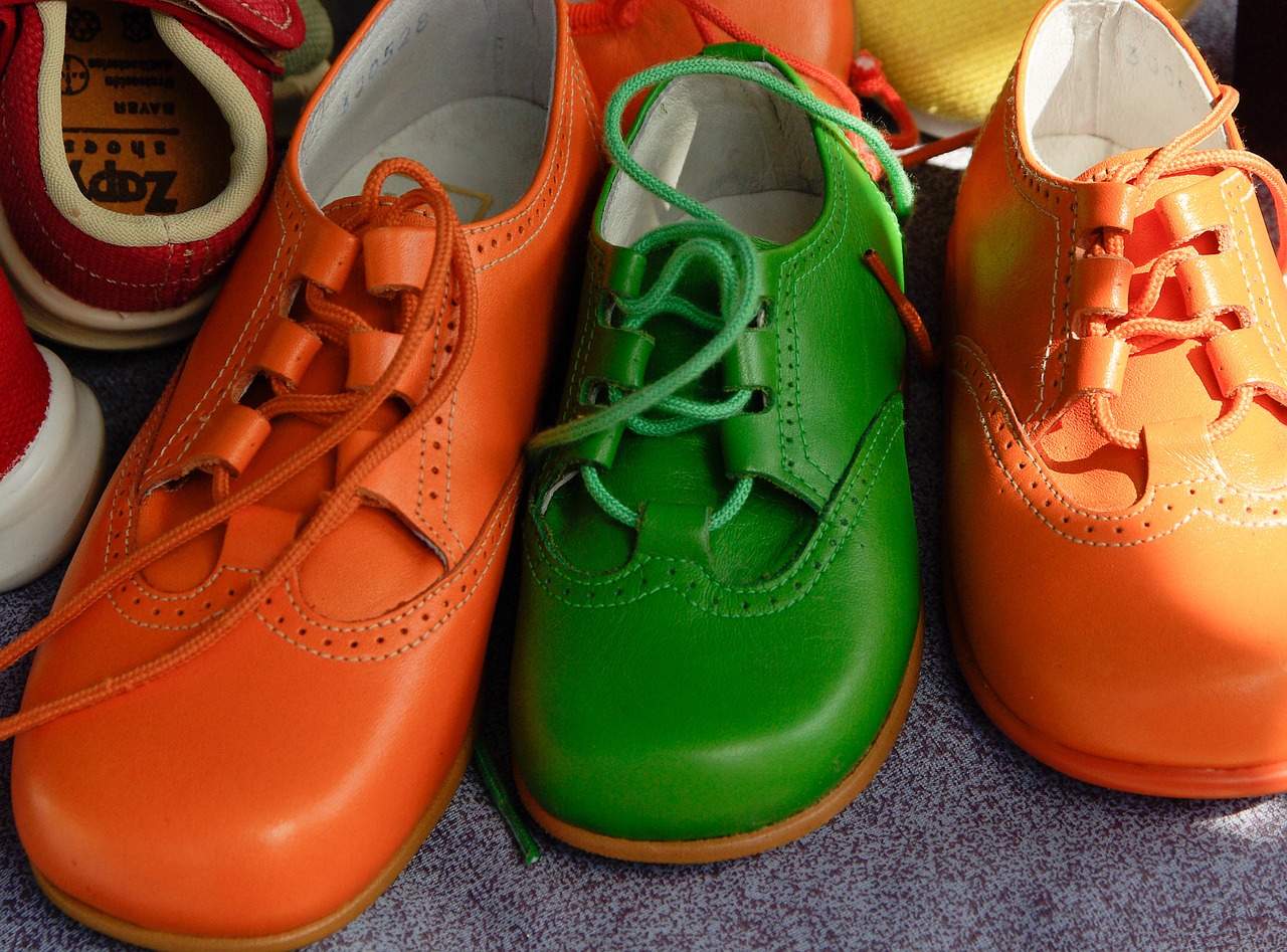 shoes children leather free photo